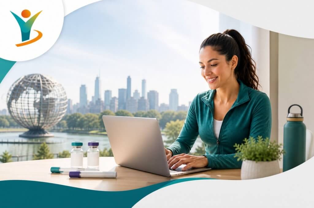 GoalBMI Wellness telehealth medical weight loss consultation in the Bronx New York from home