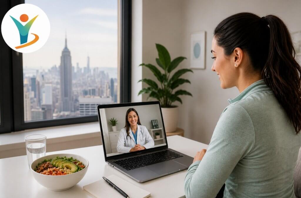 GoalBMI Wellness telehealth medical weight loss consultation in New York from home