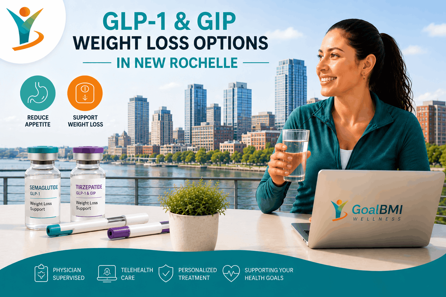 GoalBMI Wellness GLP-1 and GIP weight loss options in New Rochelle with insurance coverage and telehealth care