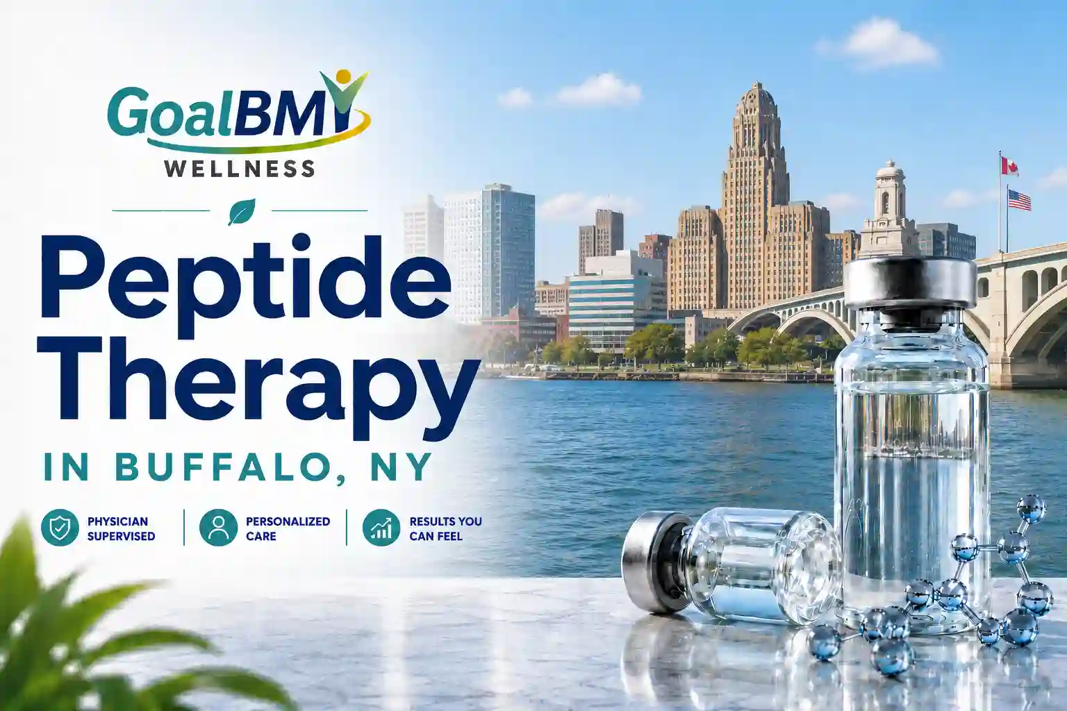 Online peptide therapy in Buffalo, NY for wellness, recovery and healthy aging at GoalBMI Wellness