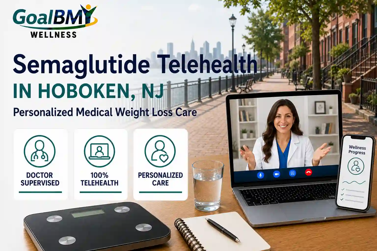 Online semaglutide weight loss care across Hoboken, NJ with insurance support — GoalBMI Wellness
