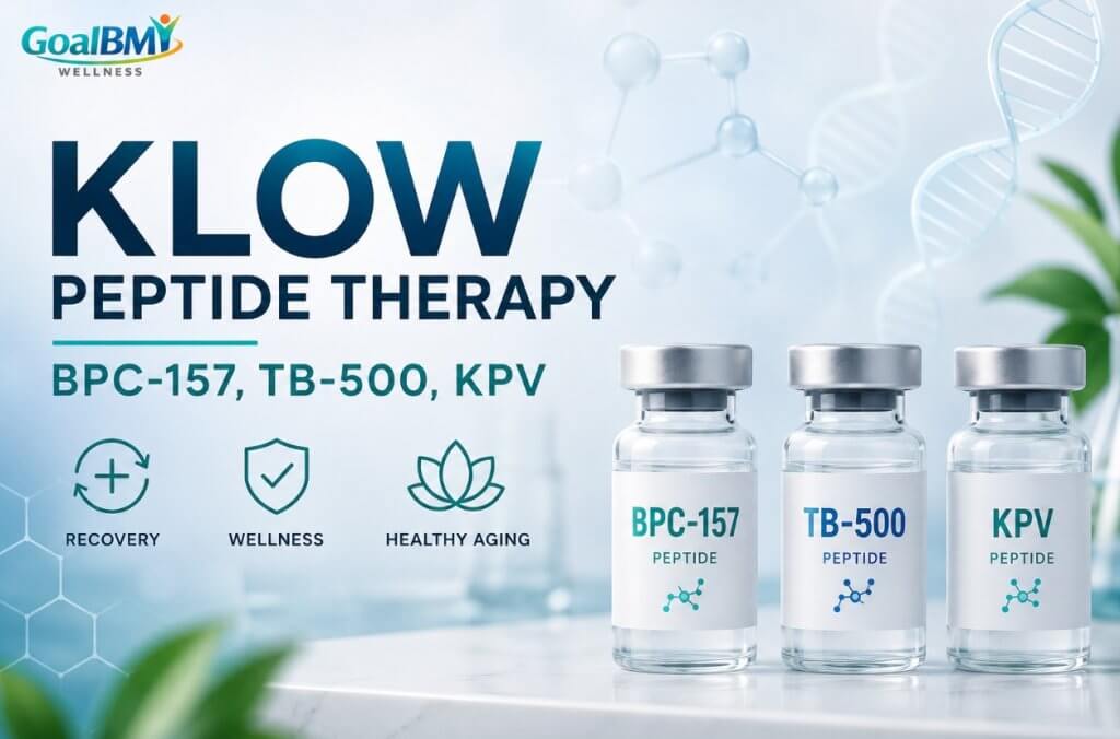 KLOW Peptide Therapy in New York & NYC | BPC-157, TB-500, KPV & GHK-Cu