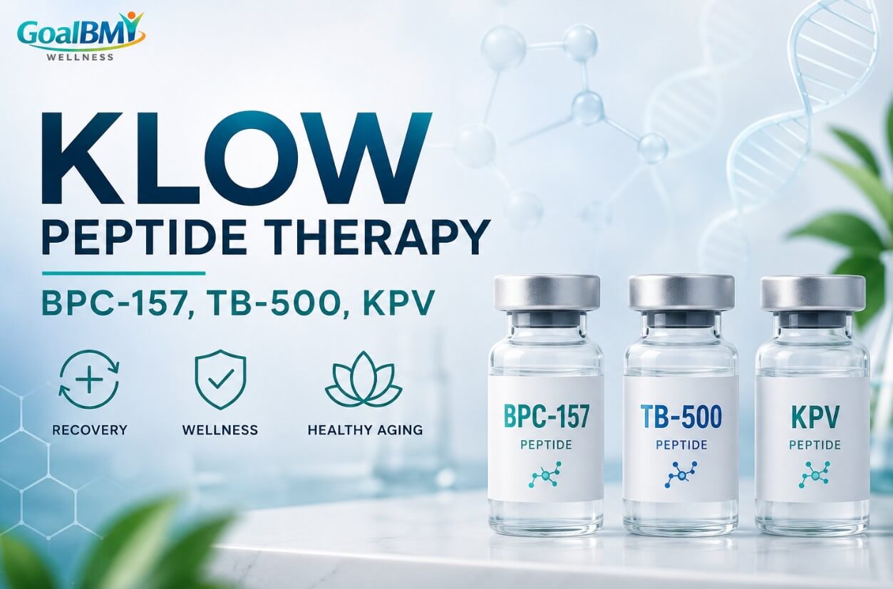 KLOW Peptide Therapy in New York & NYC | BPC-157, TB-500, KPV & GHK-Cu