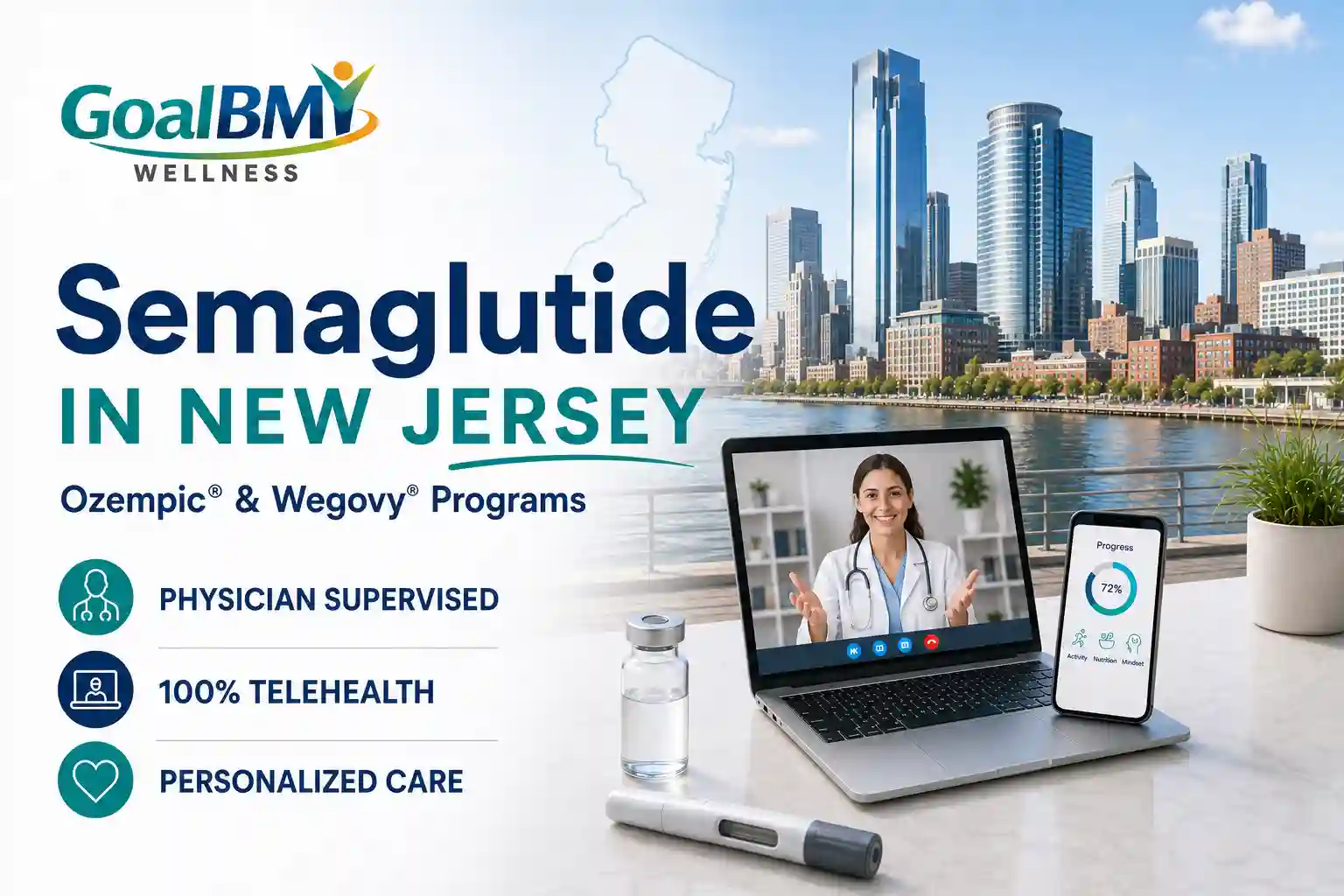 Semaglutide in New Jersey | Ozempic® & Wegovy® With Insurance & Self-Pay