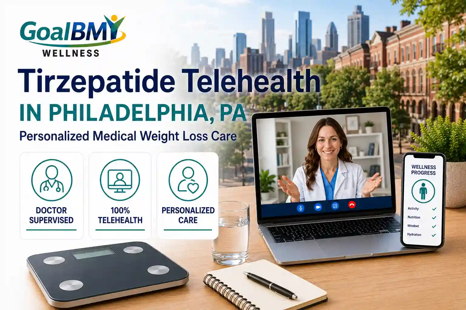 Tirzepatide in Philadelphia, PA — Zepbound® & Mounjaro® Weight Loss With Insurance & Self-Pay