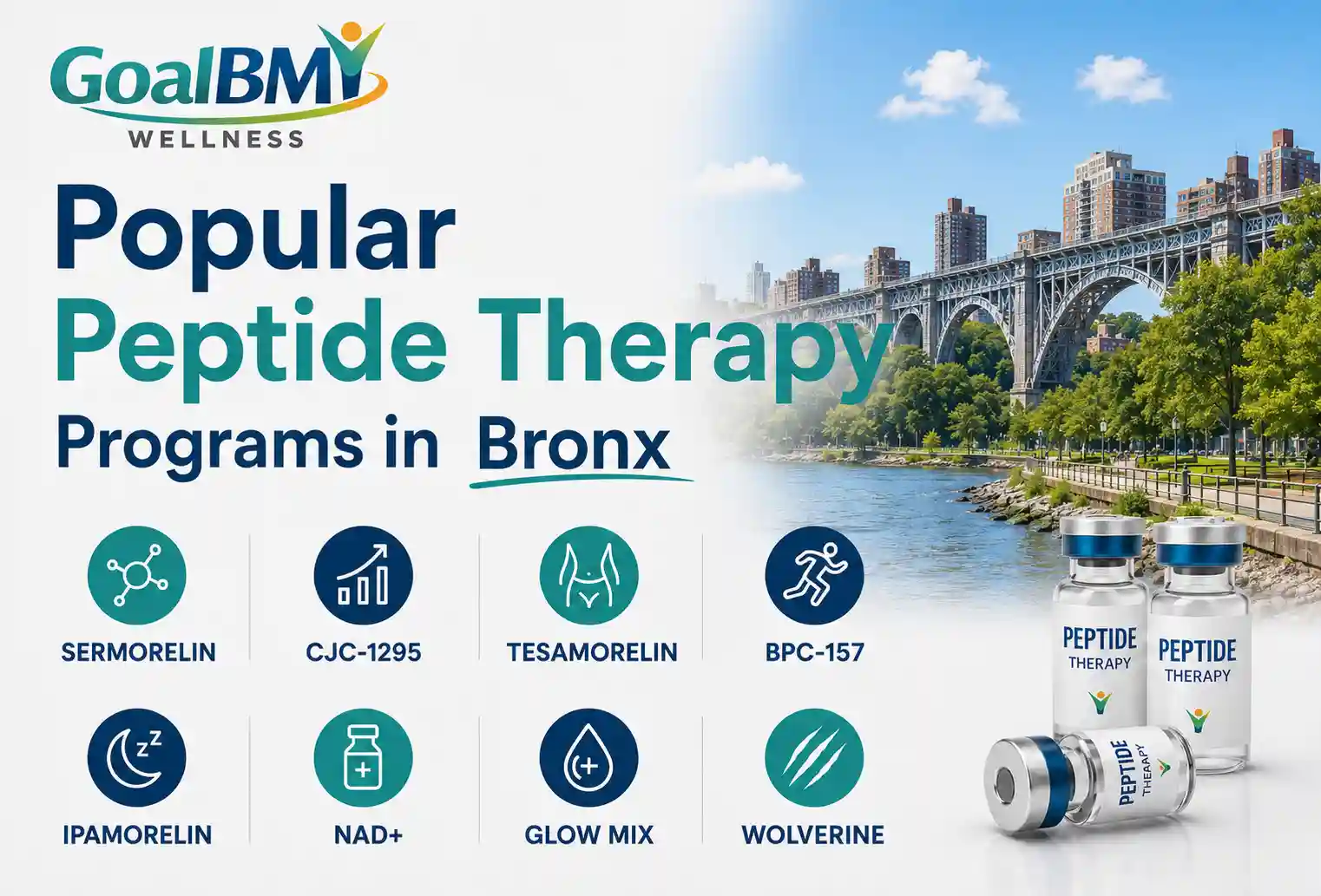 Licensed New York provider reviewing a personalized peptide therapy wellness plan with a Bronx, NY telehealth patient at GoalBMI Wellness