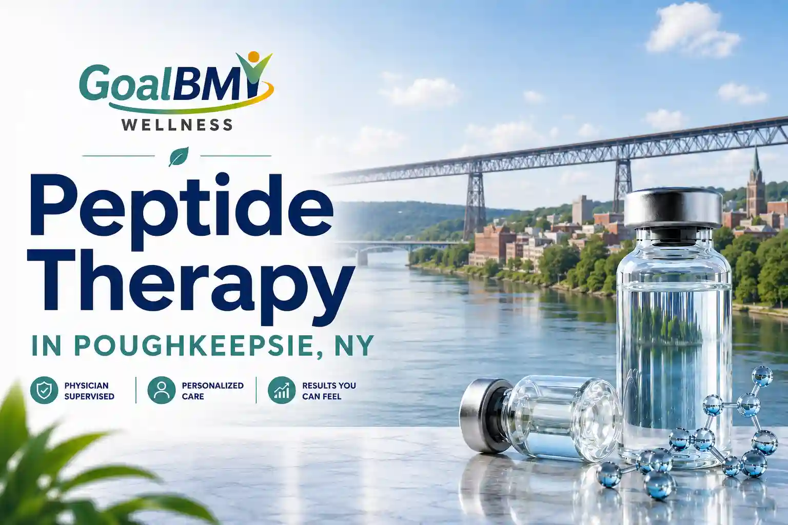 Online peptide therapy in Poughkeepsie, NY for wellness, recovery and healthy aging at GoalBMI Wellness