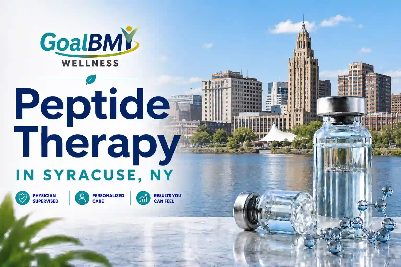 Online peptide therapy in Syracuse, NY for wellness, recovery and healthy aging at GoalBMI Wellness
