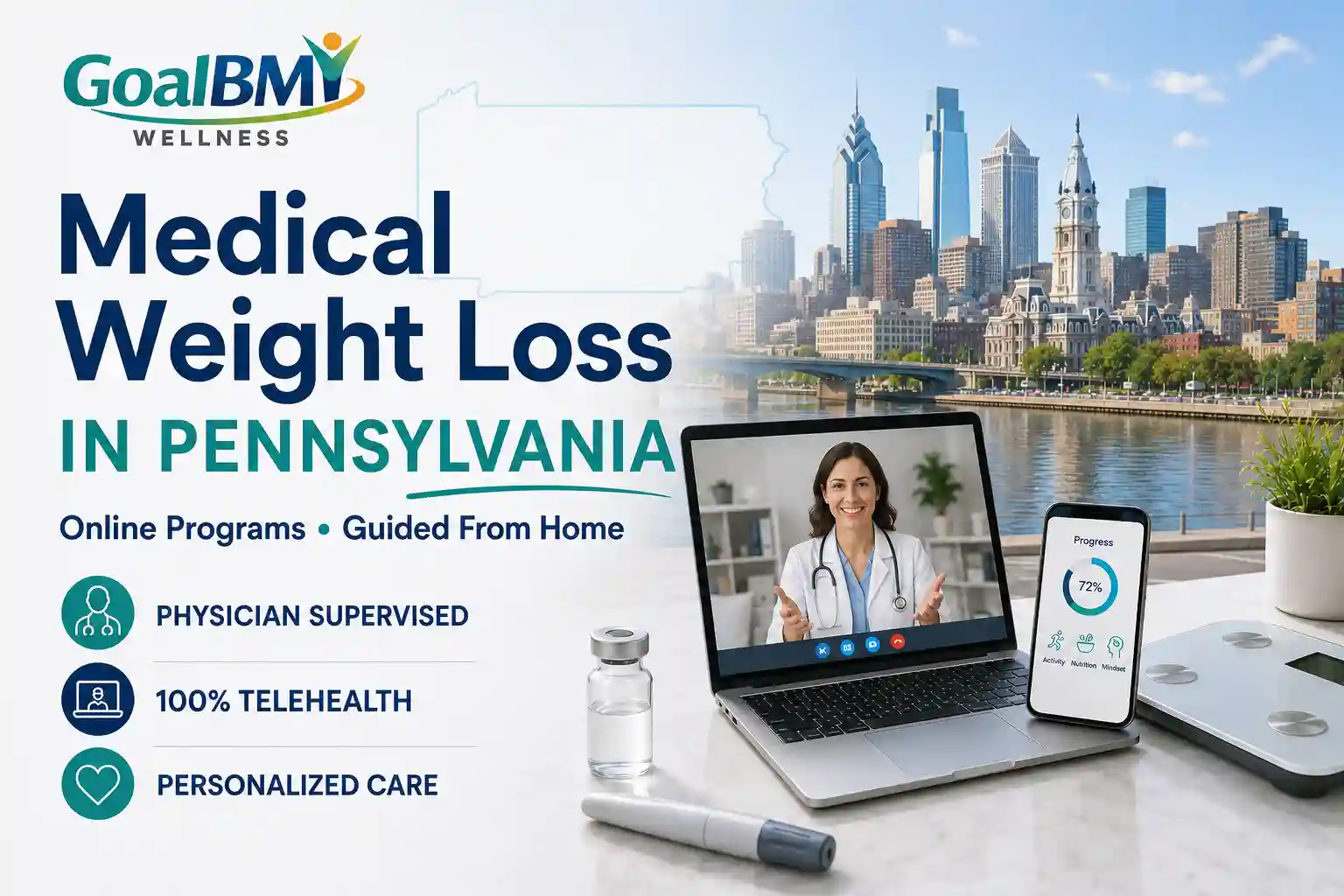 Medical Weight Loss in Pennsylvania | Online Weight Loss Clinic With Insurance