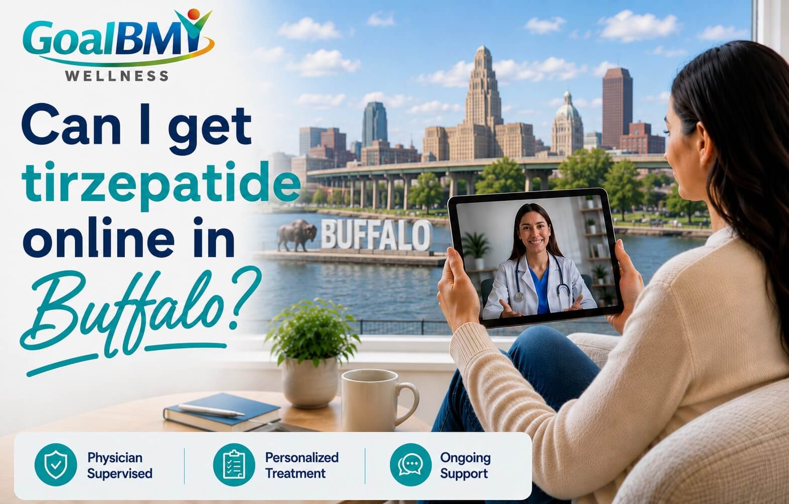 Online tirzepatide weight loss care across Buffalo, NY with insurance support — GoalBMI Wellness