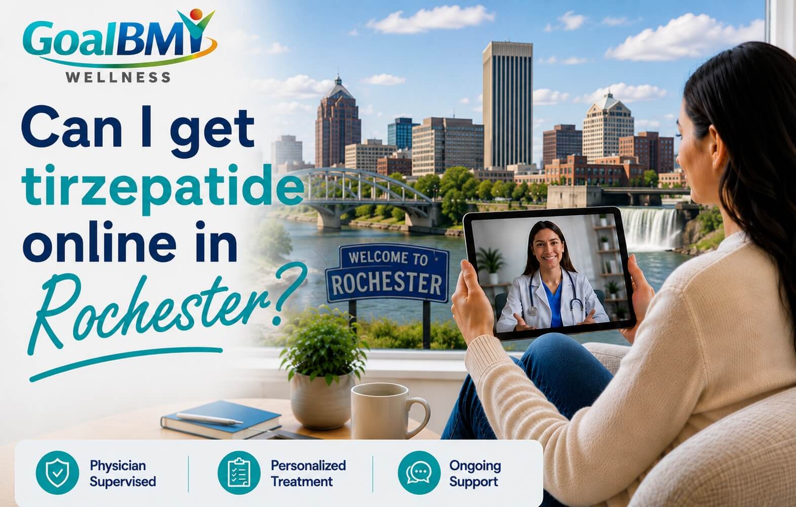 Online tirzepatide weight loss care across Rochester, NY with insurance support — GoalBMI Wellness