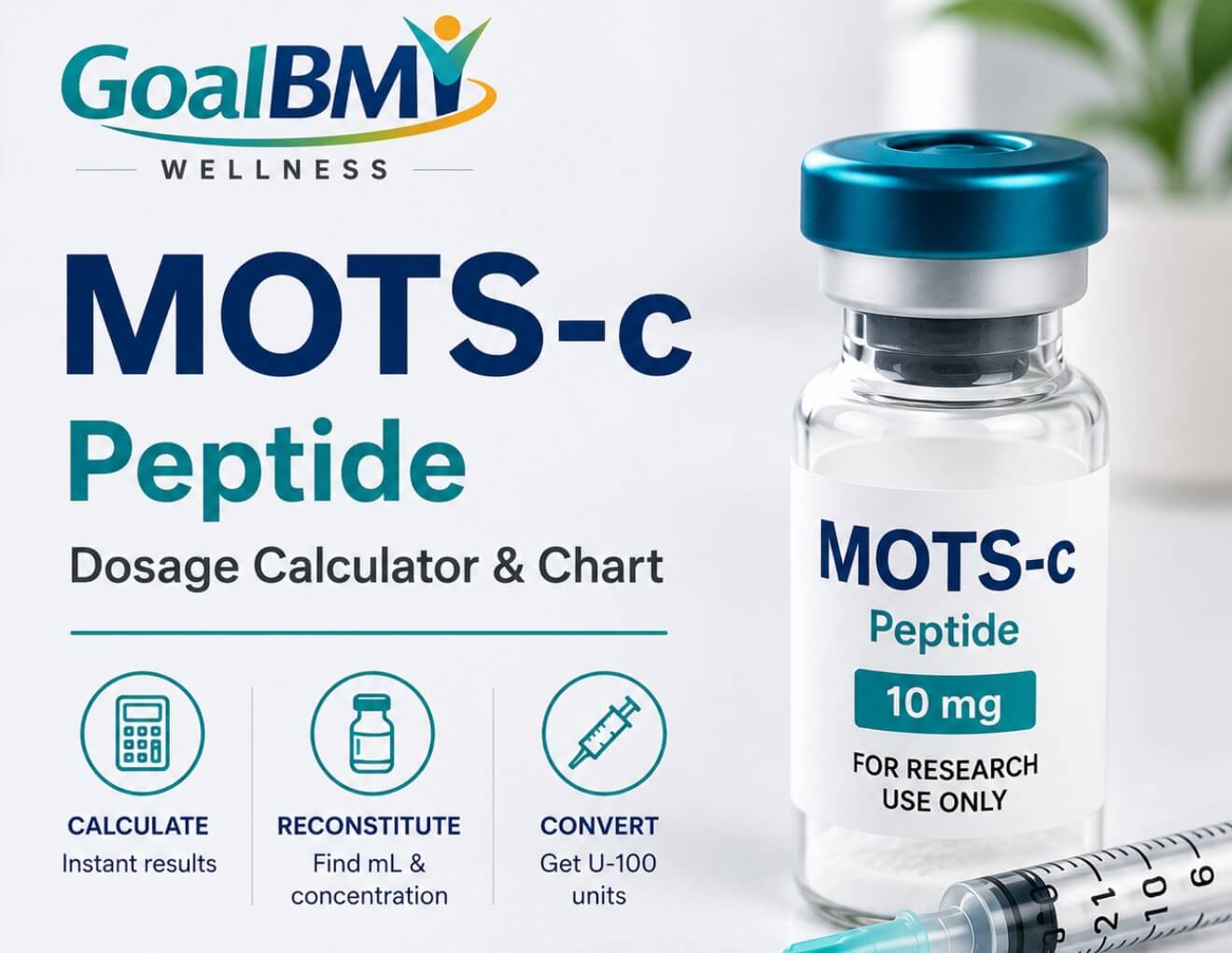 bpc 157 dosage calculator pdf MOTS-c Peptide & Chart: Units, mL, Reconstitution & Vial Conversion cyanocobalamin Size:3 Ml Vitamin B12 Injections: Benefits,